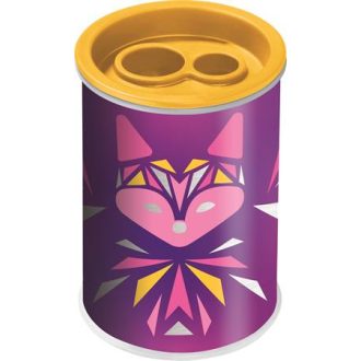   Hegyező, kétlyukú, tartályos, MAPED Mini Cute, vegyes színek