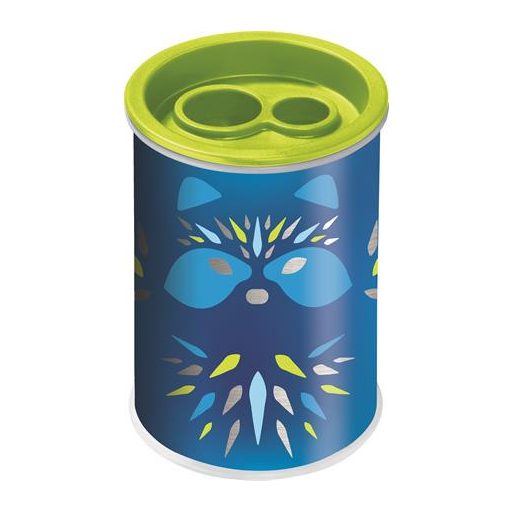 Hegyező, kétlyukú, tartályos, MAPED Mini Cute, vegyes színek