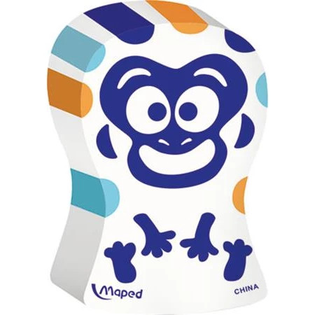 Radír, vegyes minták, MAPED Ergo Fun Multicolor