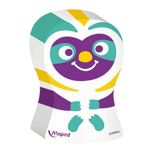 Radír, vegyes minták, MAPED Ergo Fun Multicolor
