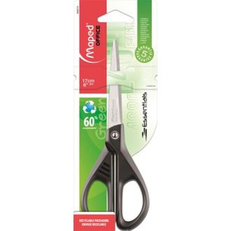 Olló, irodai, 17 cm, MAPED Essentials Green