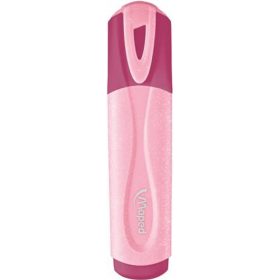   Szövegkiemelő display, 1-5 mm, MAPED Glitter Fluo Peps, rózsaszín