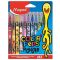 Filctoll készlet, 2,8 mm, kimosható, MAPED Color'Peps Monster 12 különböző szín