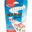 Filctoll készlet, kimosható, ecsetjellegű, MAPED Color Peps Brush, 10 különböző szín