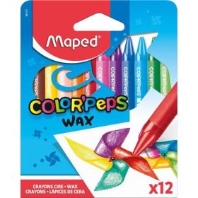 Zsírkréta, MAPED  Color Peps Wax , 12 különböző szín