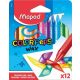 Zsírkréta, MAPED  Color Peps Wax , 12 különböző szín