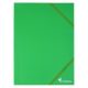 Gumis mappa, 15 mm, PP, A4, VICTORIA OFFICE, zöld