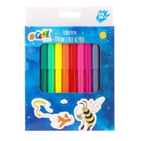   Filctoll készlet, 2 mm, COOL BY VICTORIA, 12 különböző szín