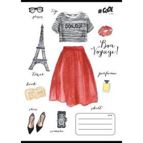 A5 mintás kockás füzet