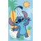 Disney Lilo és Stitch, a csillagkutya Ananas kéztörlő, arctörlő, törölköző 30x50cm