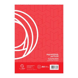 Jegyzettömb, A4, kockás, 50 lap, perforált, BLUERING