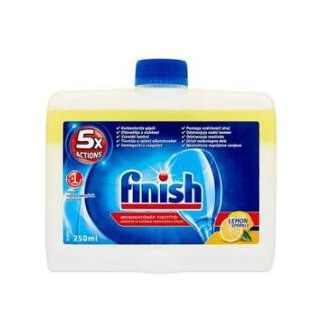 Mosogatógép tisztító, 250 ml, FINISH, citrom