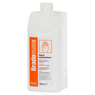 Kézfertőtlenítő szer, higiénés, 1 l, BRADOMAN Soft