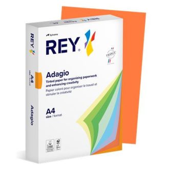   Fénymásolópapír, színes, A4, 80 g, REY Adagio, intenzív narancssárga