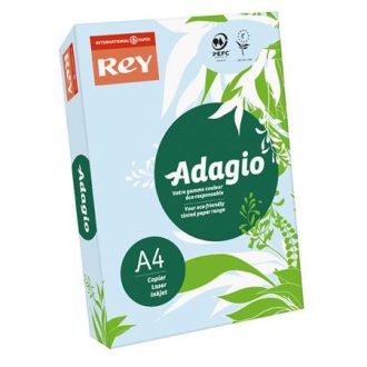   Másolópapír, színes, A4, 80 g, REY "Adagio", pasztell kék