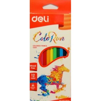 Színes ceruza 12db-os DELI Color Run