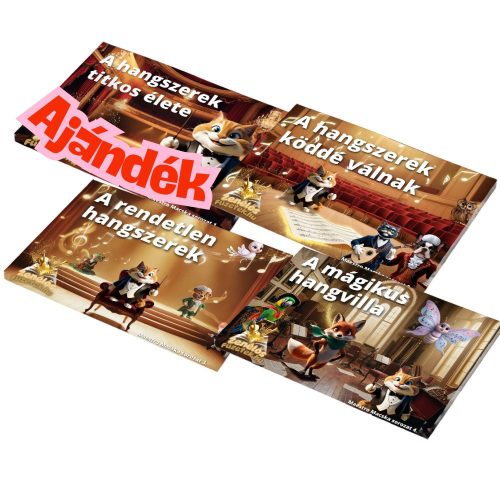 Zenélős Füzetek: Kuponos 4-es csomag