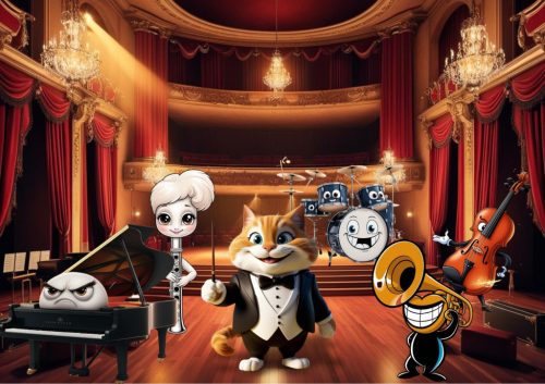 Zenélős Füzetek: A hangszerek titkos élete - Maestro Macska sorozat 1.