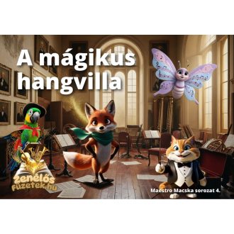   Zenélős Füzetek: A mágikus hangvilla - Maestro Macska sorozat 4.