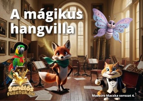 Zenélős Füzetek: A mágikus hangvilla - Maestro Macska sorozat 4.
