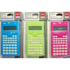 Színes tudományos számológép, DELI