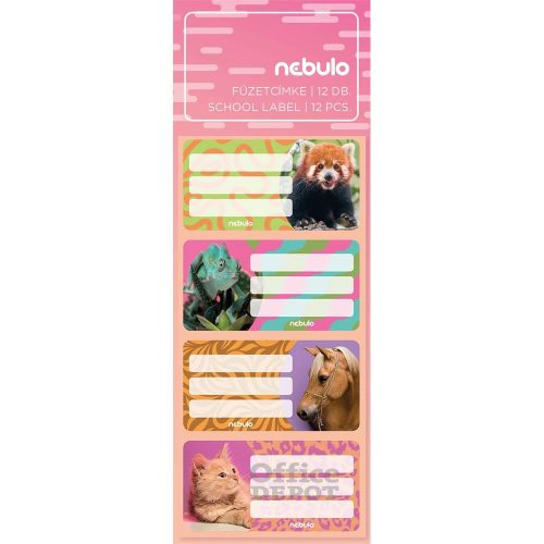 Nebulo vegyes füzetcímke