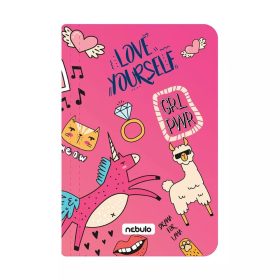 Nebuló Girl Power A/4 Gumis Mappa