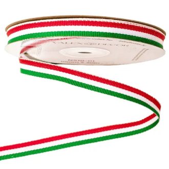   Magyar nemzeti színű szalag, anyagában színes, 2 oldalas - 10mm x 20m
