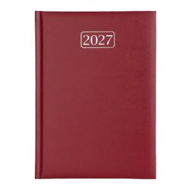   Naptár, tervező, A5, napi, Victoria "Chrono", bordó 2027