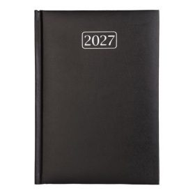   Naptár, tervező, A5, napi, Victoria "chrono", fekete 2027