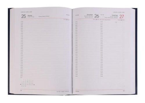 Naptár, tervező, A5, napi, Victoria "Chrono", lila 2027