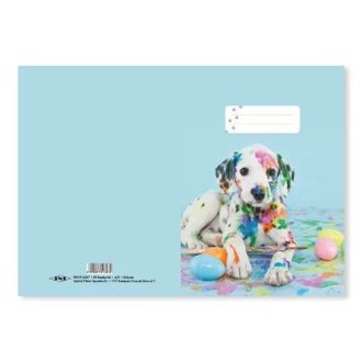 Füzetborító, A5, papír, PD, dalmata