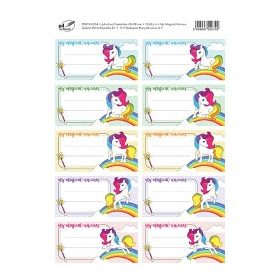 Füzetcímke, 10 db, PD, My Magical Unicorn
