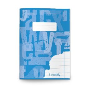   Füzet, tűzött, A5, vonalas, 32 lap, 3. osztály, PD, 12-32