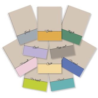 Spirál füzet pd Uniwords A/5-80 lapos sima