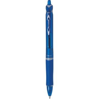 Golyóstoll, 0,25 mm, nyomógombos, PILOT Acroball, kék