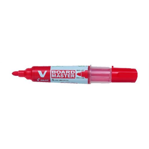 Táblamarker, 2,3 mm, kúpos, PILOT V-Board Master, piros
