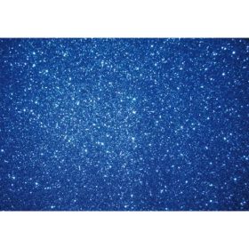 Dekorgumi, csillámos, A4, 2mm, kék