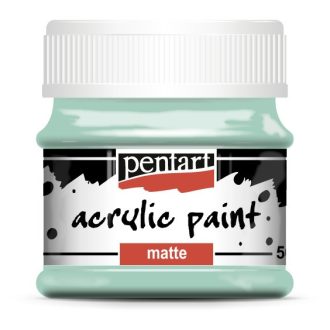 Akrilfesték, matt, Pentart, 50 ml, menta