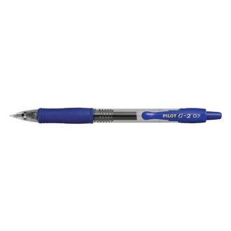 Zseléstoll, 0,32 mm, nyomógombos, PILOT  G-2, kék