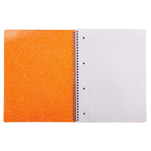 Spirálfüzet, A4+, vonalas, 80 lap, PUKKA PAD Jotta Bloom, vegyes minta
