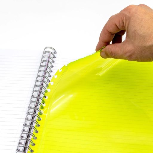 Spirálfüzet, A4, vonalas, 125 lap, PUKKA PAD Stripe project book