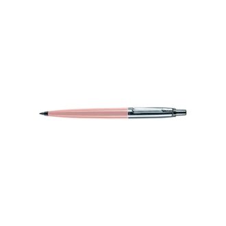   Golyóstoll, 0,8 mm, nyomógombos, pasztell rózsaszín tolltest, PAX, kék