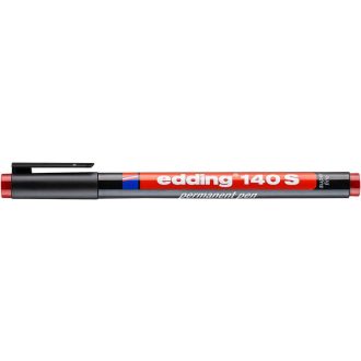 Alkoholos marker, OHP, 0,3 mm, EDDING 140 S, piros