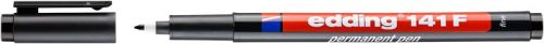 Alkoholos marker, OHP, 0,6 mm, EDDING  141 F, fekete