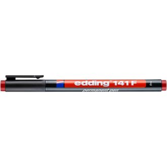 Alkoholos marker, OHP, 0,6 mm, EDDING 141 F, piros