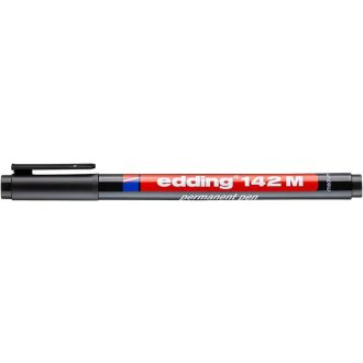 Alkoholos marker, OHP, 1 mm, EDDING 142 M, fekete
