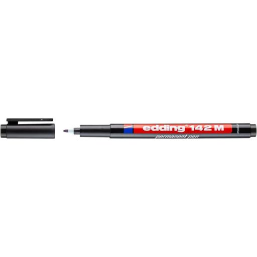 Alkoholos marker, OHP, 1 mm, EDDING 142 M, fekete
