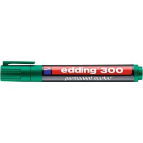 Alkoholos marker, 1,5-3 mm, kúpos, EDDING 300, zöld