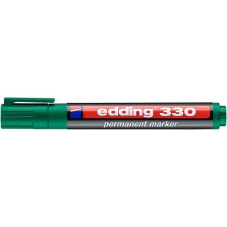 Alkoholos marker, 1-5 mm, vágott, EDDING  330 , zöld